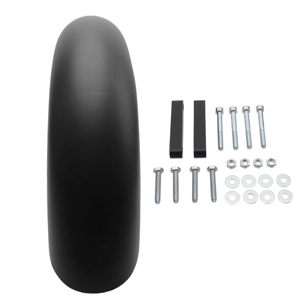 Front Fender&Bolts Black Heavy-Duty Steel 21'' Motorcycle Fit For Harley Touring Road Glide Custom CVO Anniversary FLTRXSE2 2013