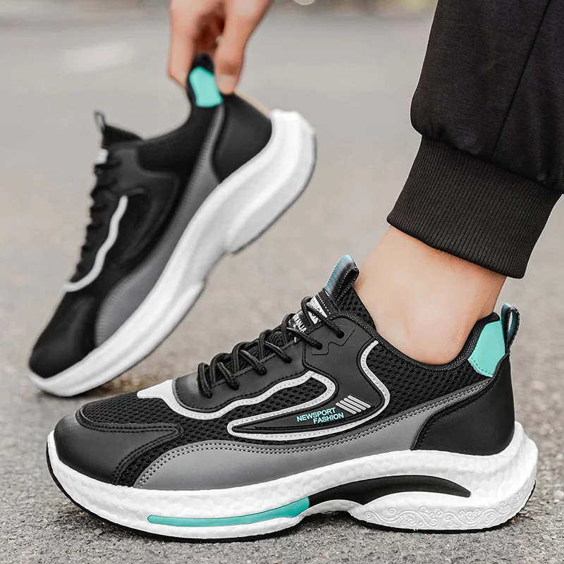 

Men's 2026 Spring Mesh Running Sneakers, Breathable Odor-Resistant Soft-Soled, Comfortable Versatile Casual Athletic Shoes
