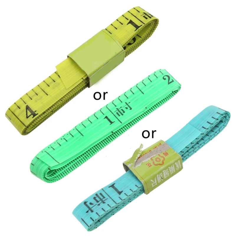 Weichen Maßband Doppel Skala Körper Maßband Nähen Herrscher Mode-Band Stoff Maßband mit Doppel Lesen M4YD