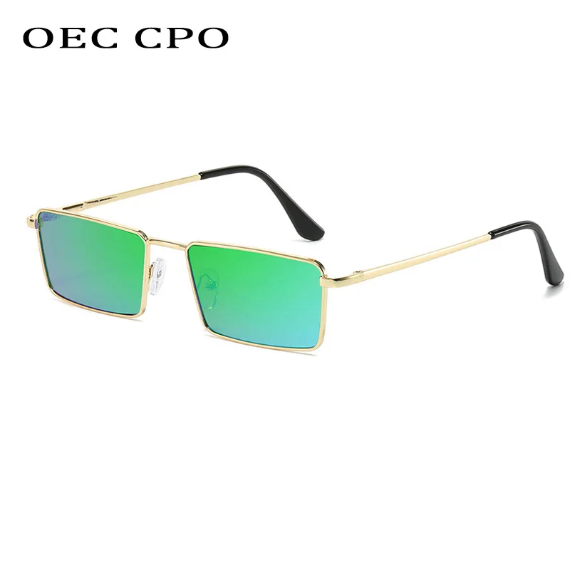 Vintage Metal Small Square Sunglasses Men Women Retro Brand Shades Sun Glasses Female Stylish Brand UV400 Eyewear Oculos De Sol