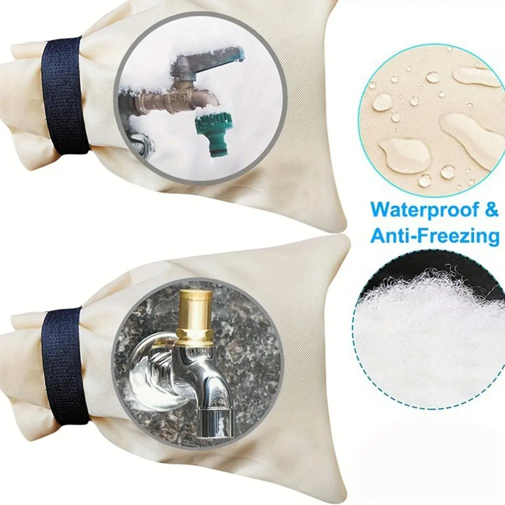 Nuovo rubinetto esterno impermeabile invernale coperchio esterno rubinetto da giardino protezione antigelo calzino riutilizzabile protezione del rubinetto