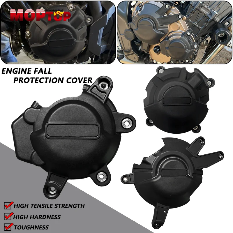 

NEW ABS Engine Cover Protection For CB650F CBR650F CBR650R CBR 650R 650F cb650f Motorcycle Engine Stator Cap Protective Guard