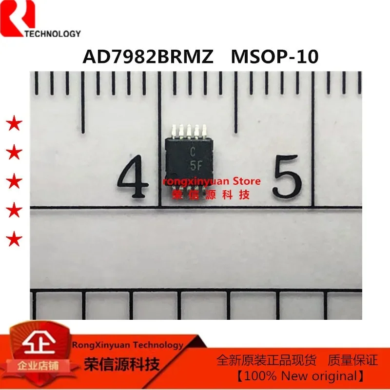 

AD7982BRMZ Marking: C5F MSOP-10 AD7982BRMZRL7 AD7982 18-Bit, 1 MSPS PulSAR 7.0 mW ADC in MSOP/QFN 100% New original