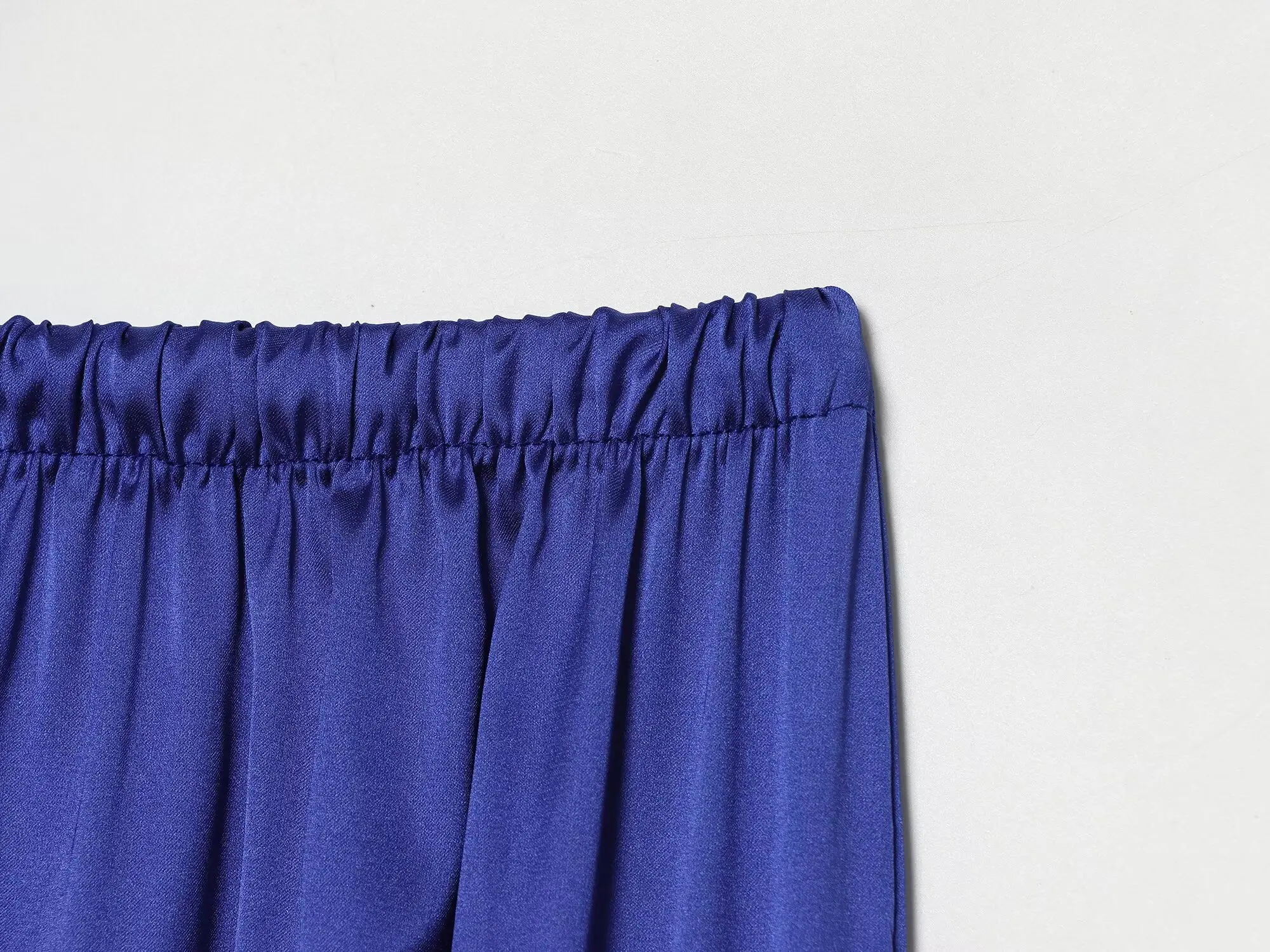 KONDALA Damen Minimalistische Schicke Kordelzug-Hose mit weitem Bein – Neu 2026 Sommer Trendige High-Street-Hose Elegante Freizeithose für den Urlaub – Detail 8