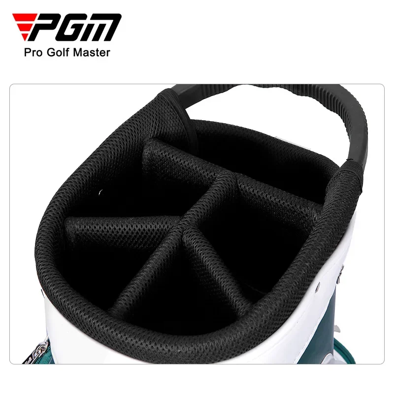 PGM-bolsa de golf impermeable de cuatro ruedas, carrito de estilo coreano, superfibra, se puede empujar/remolcar de forma plana