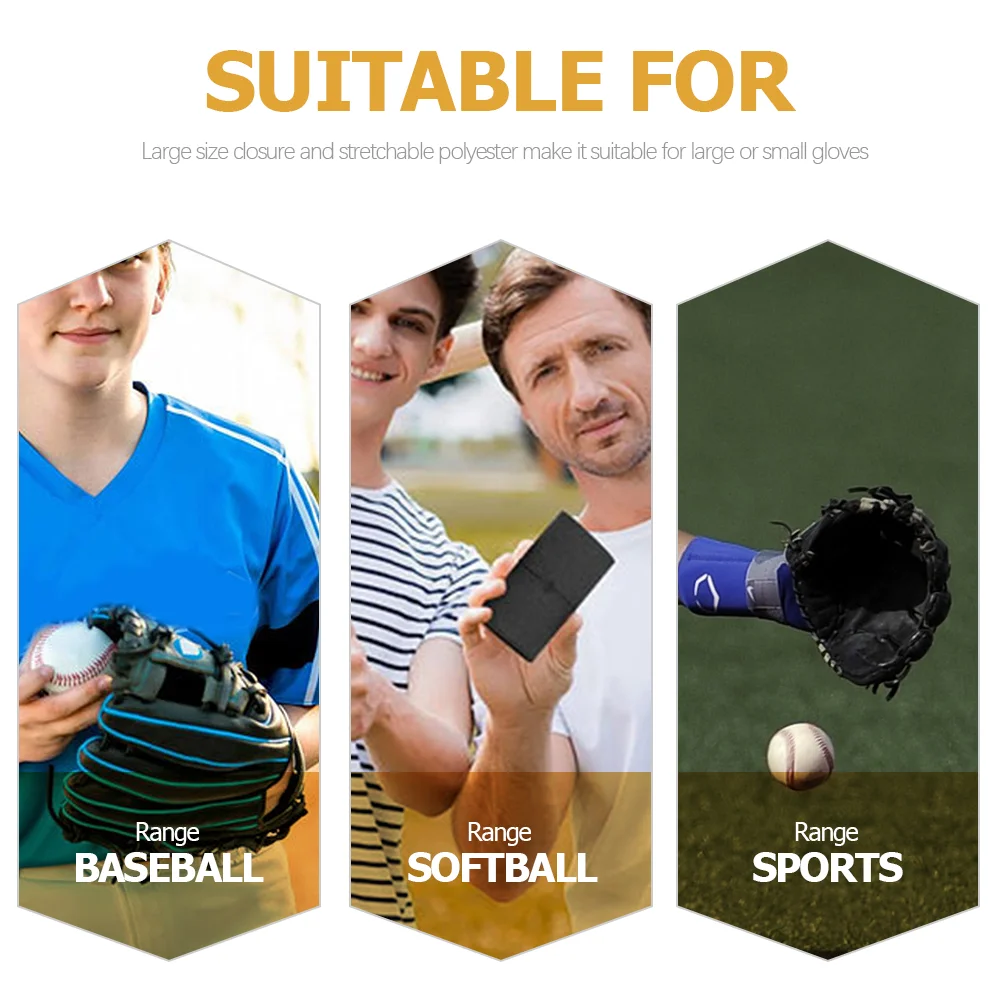 Baseball Glove Wrap Strap Lace Gloves Equipment Big Softball Fixing Black Man The Mitten