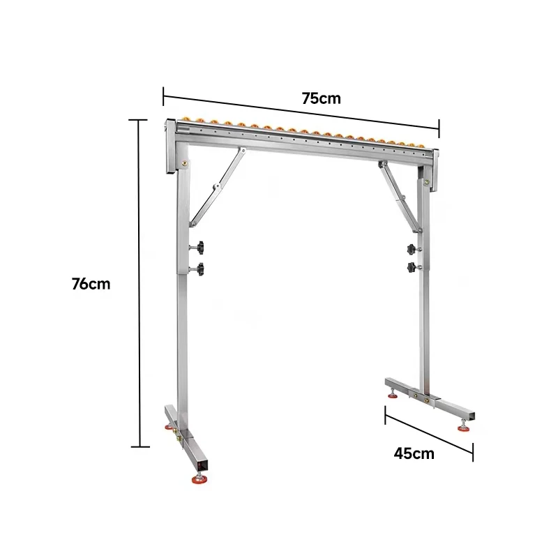 

Fluent strip support frame foldable lifting portable saw table cutting auxiliary frame large plate cutting pulley