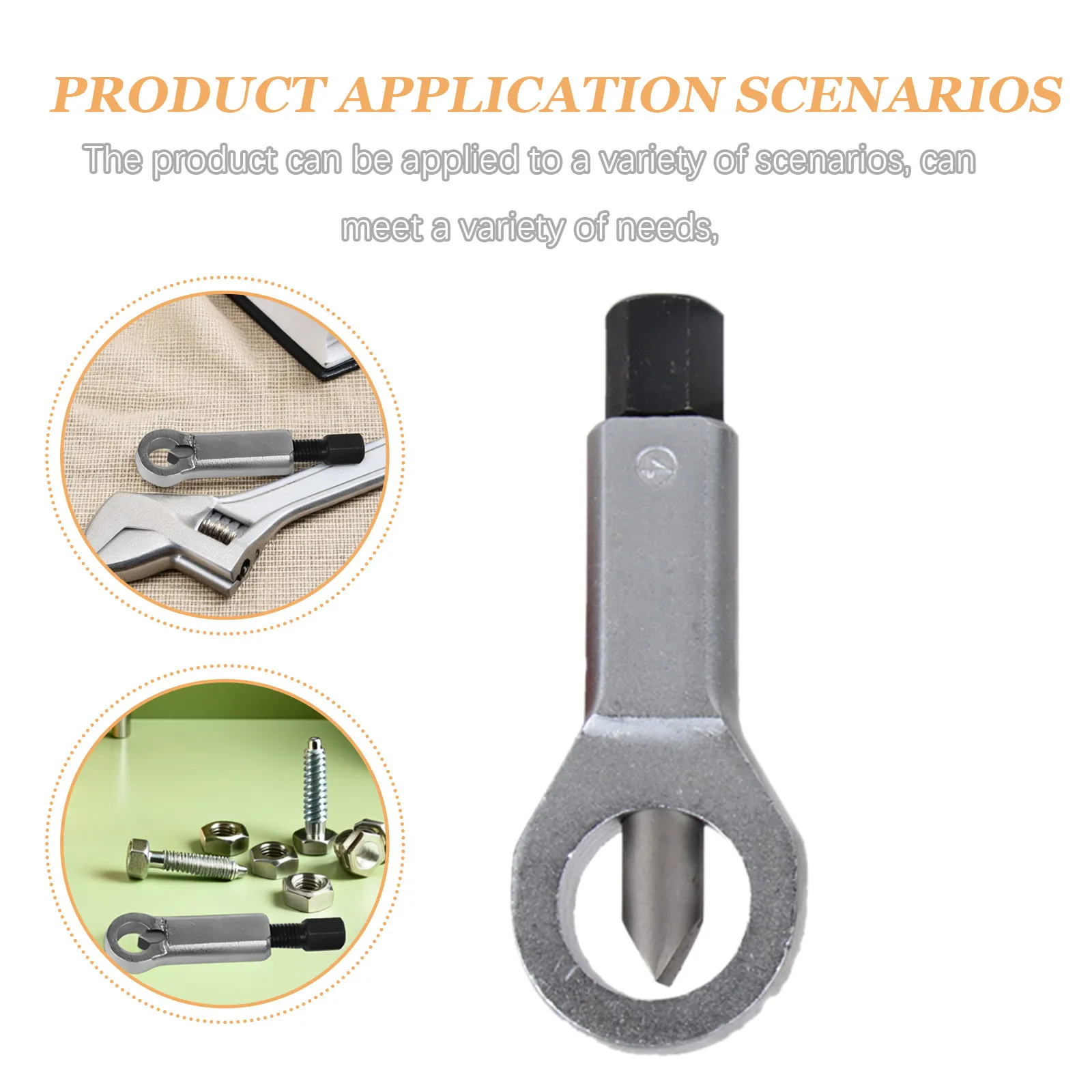 High Quality Nut Splitter 12-16Mm Heavy Duty Forged Steel Rust Nut Separator Polished Mirror Finish Safe Removal Without