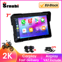 7 inch Carplay Motorcycle GPS Navigation 2K Moto DVR Wireless Android Auto Display Screen Portable Drive Recorder Moto Monitor
