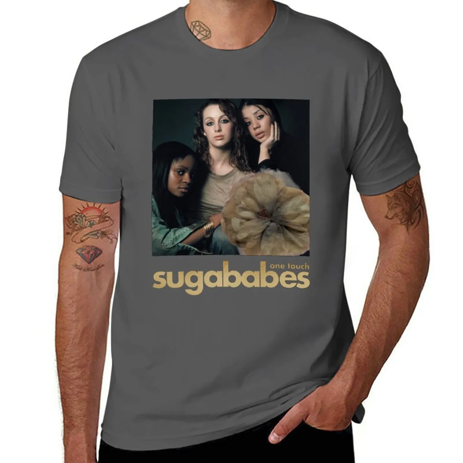 New Sugababes One Touch T-Shirt vintage t shirt custom t shirts design your own summer clothes mens graphic t-shirts