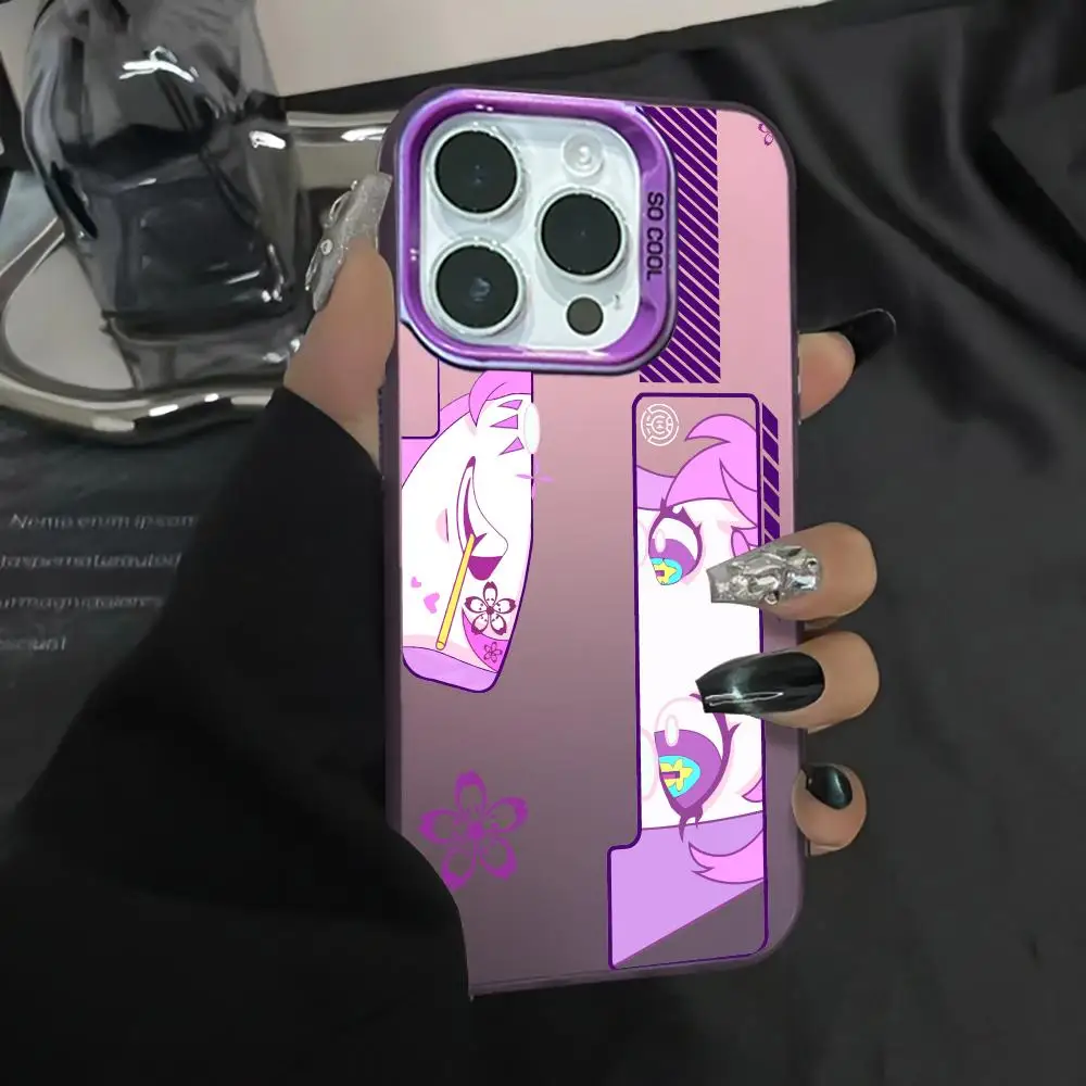

Stylish Anime Girl Mobile Phone Case anti-fingerprint Phonecase for iPhone 16 15 14 13 12 11 Pro/Max/Plus shock-proof rear cover