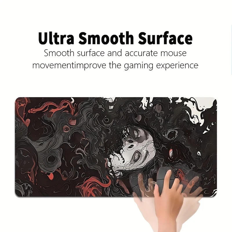 لوحة ماوس فنية داكنة فانتسي، قاعدة مطاطية كبيرة مضادة للانزلاق، ملحقات مكتب الكمبيوتر، لوحة ماوس للمكتب والألعاب، سجادة لوحة المفاتيح، سجادة ديكور #3