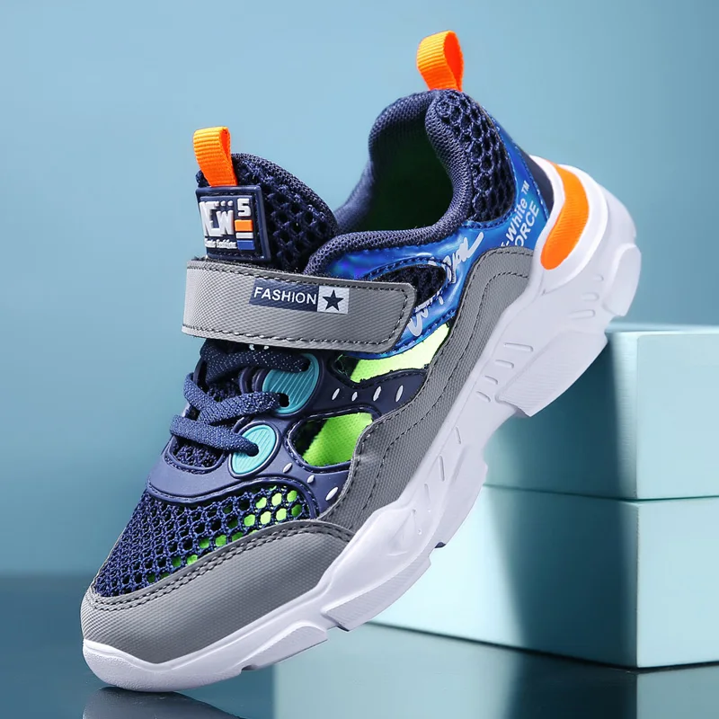 Summer Design Kids Sneaker Boy Mesh Shoes Breathable Comfortable Children School Casual Sneaker Boy Sports Shoes 2026 New