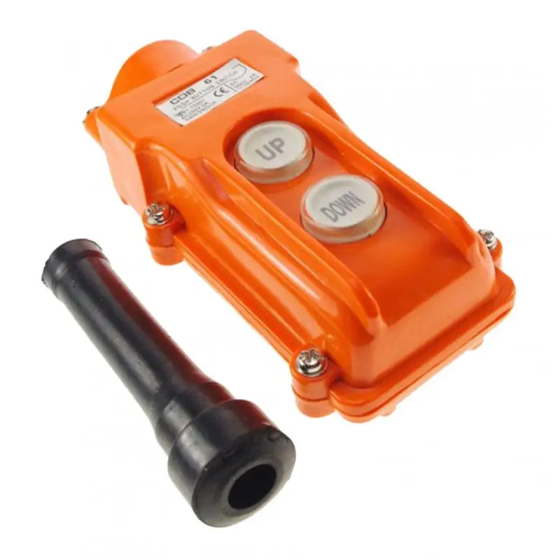 Hoist Push Button Switch Double Way Pendant Controller for Crane Remote Industrial Use