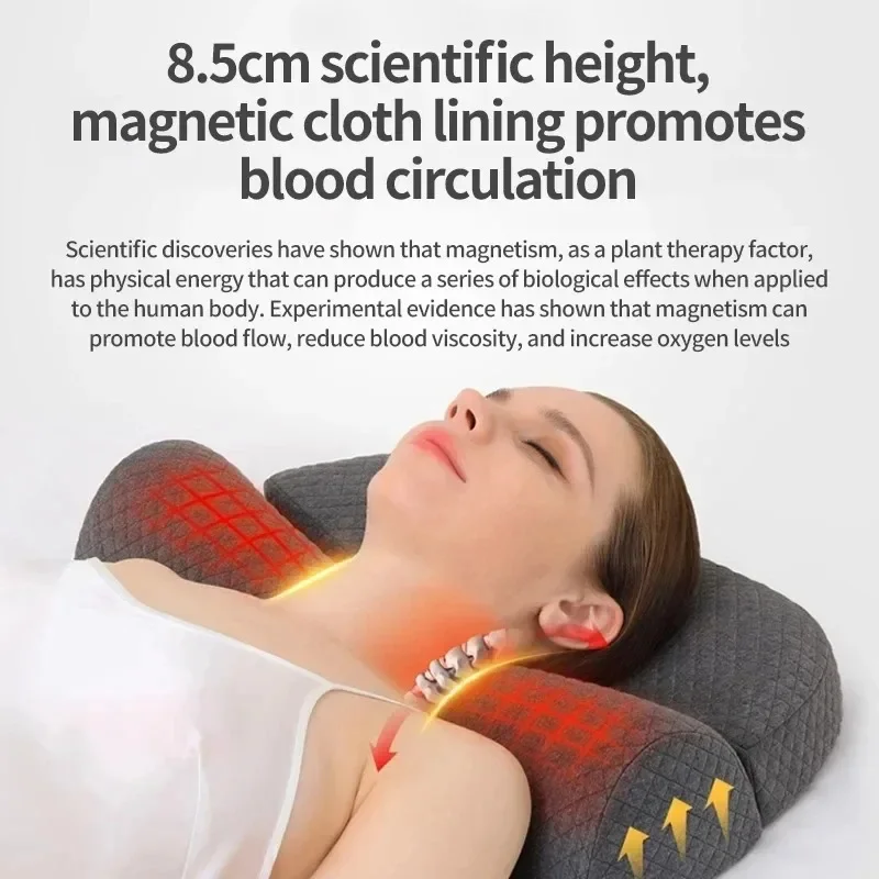 

Эргономичная подушка для шеи из пены с эффектом памяти | Ортопедическая поддержка шеи для облегчения боли | Контурная подушка для боковых сна