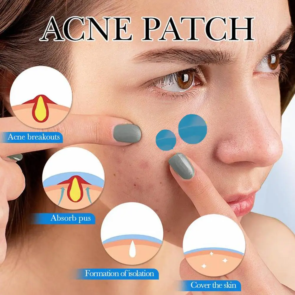 NEW High-end 36PCS Hydrocolloid Round Pimple Patches Tree Cruelty-Free Salicylic Patch Cover Acid Tea Acne Care Oil Tool & G2R9