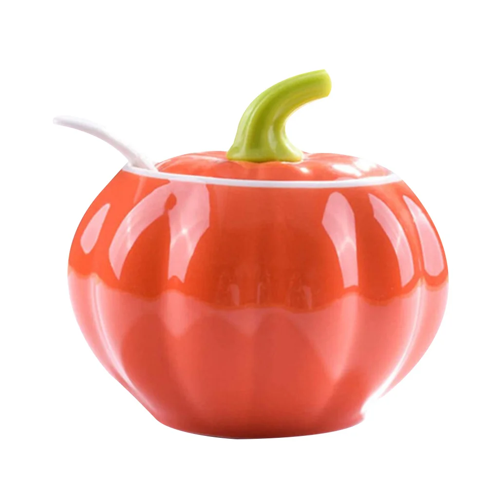 

Food Containers with Lids Kitchen Supplies Spice Jar Chili Oil Orange Bottle Salt