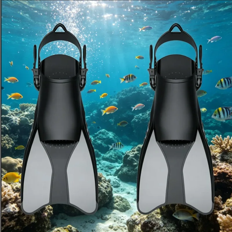 un-paio-di-scarpe-subacquee-regolabili-con-lacci-attrezzatura-per-immersioni-libere-snorkeling-e-allenamento-pinne-per-adulti-scarpe-da-nuoto