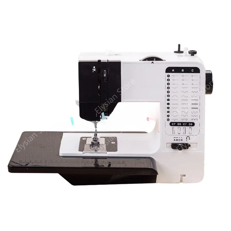 

Desktop Household Electric Sewing Machine Sewing Machine Beginners Handicraft Making DIY TOOL with Expansion Station 9W