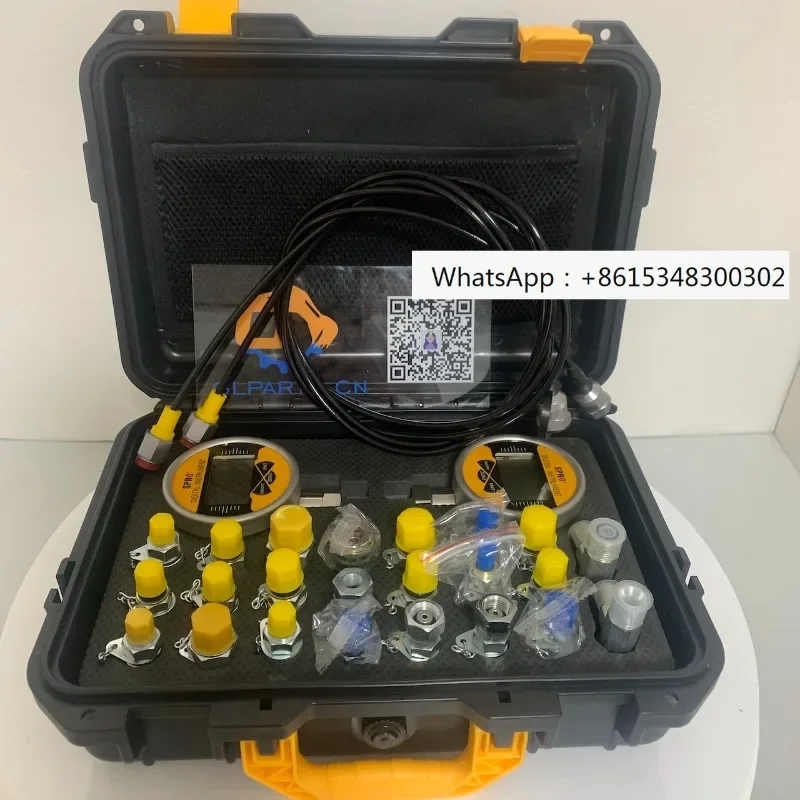 

Excavator hydraulic hose pressure test kit , 0-60MPa hydraulic pressure test gauge kit