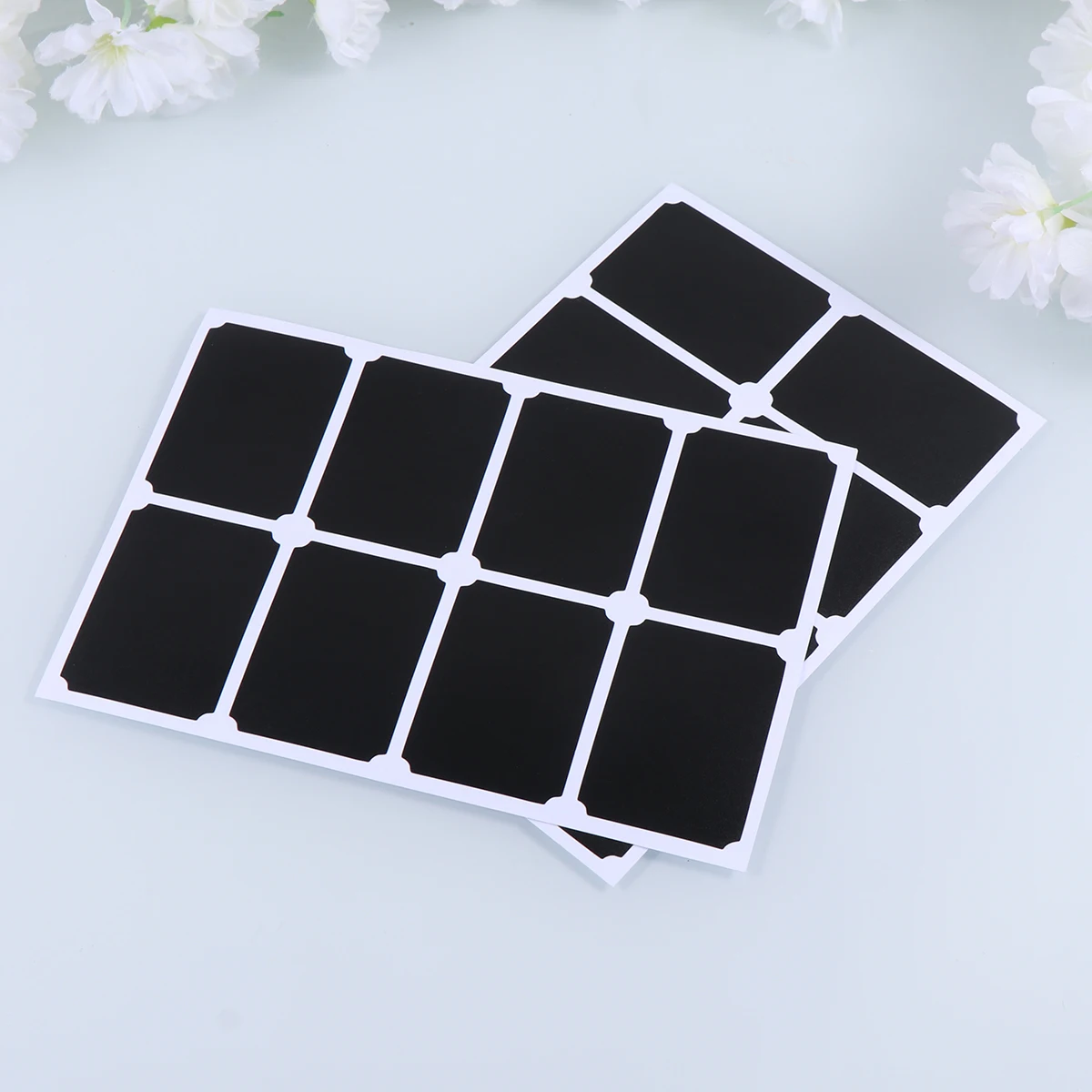 

Reusable Chalkboard Stickers 10 Sheets Pvc Blackboard Labels For Jars Containers Kitchen Pantry Organization Tags