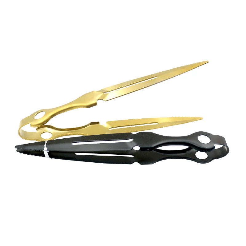 1PC Multifunctional Colorful Hookah Tongs Shisha Tongs Stainless Steel Charcoal Tweezers Accessories Gadgets