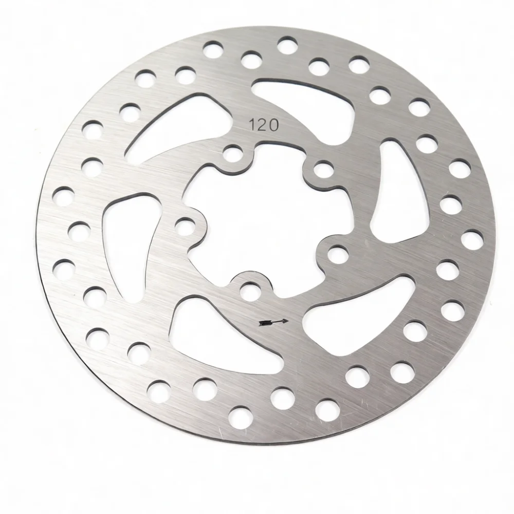 Thickened Brake Disc Rotor 110 120 140 160mm For Electric Bicycle Scooter Hydraulic System Modified Stainless Steel Spare Parts