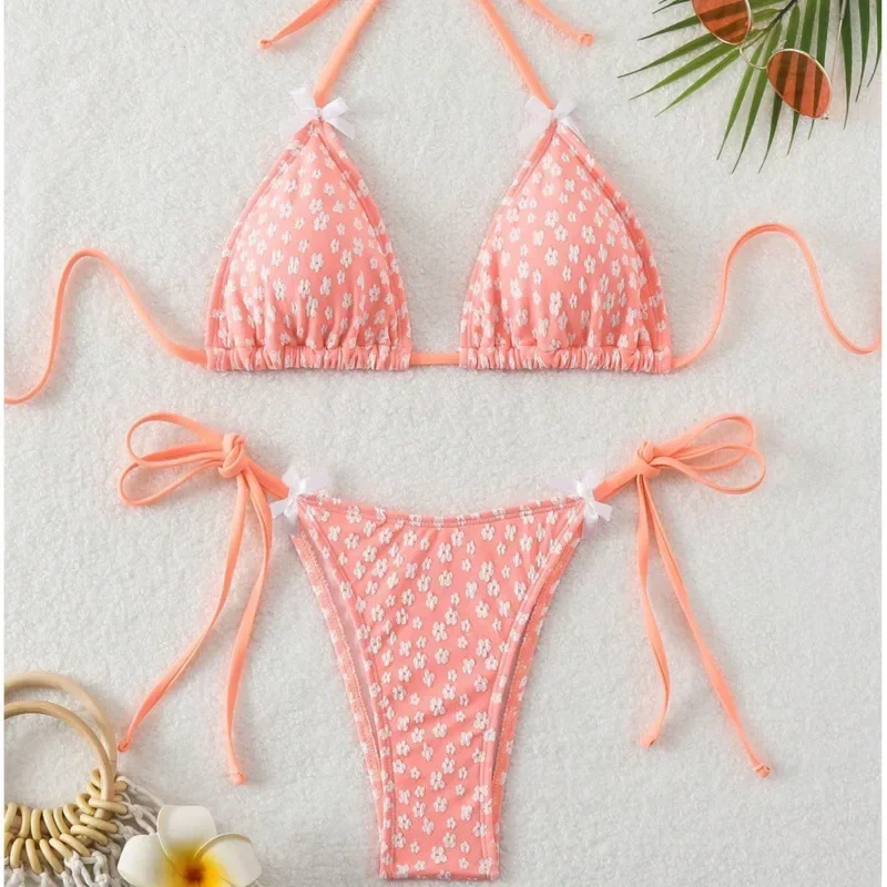 

Sexy Bow Bikinis 2025 Women Swimwear Female Swimsuit For Swimming Wear Bathing Suits Brazilian Bikini Set Beachwear Pool Bather
