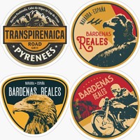 Transpirenaica Road Vinyl Sticker Camper camping Car Gadget Mobile Phones Electric Motorcycle Decal Off Road 4x4 Decorations