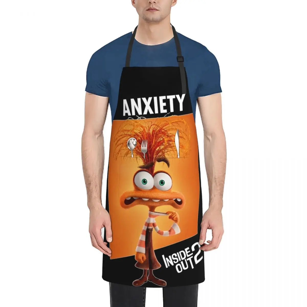 

Anxiety Inside Out, Inside Out 2 Apron professional hairdressing beauty master Things For The Kitchen Apron