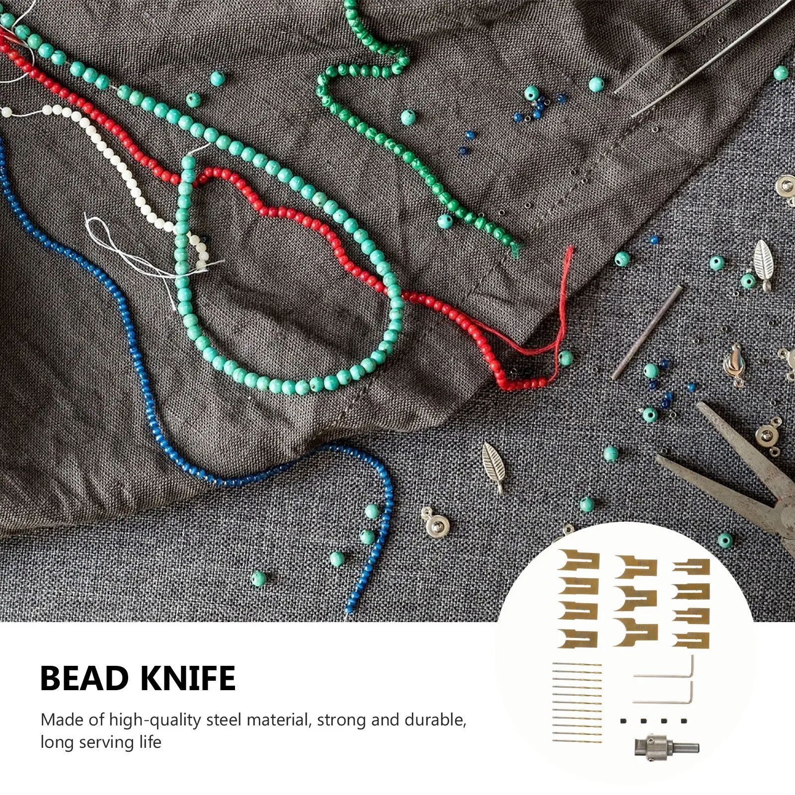 

24Pcs Wood Drill Tool Set Professional Bead Drill Bits for Smooth DIY Ring Making Jewelry Craft Long-Lasting Steel Construction