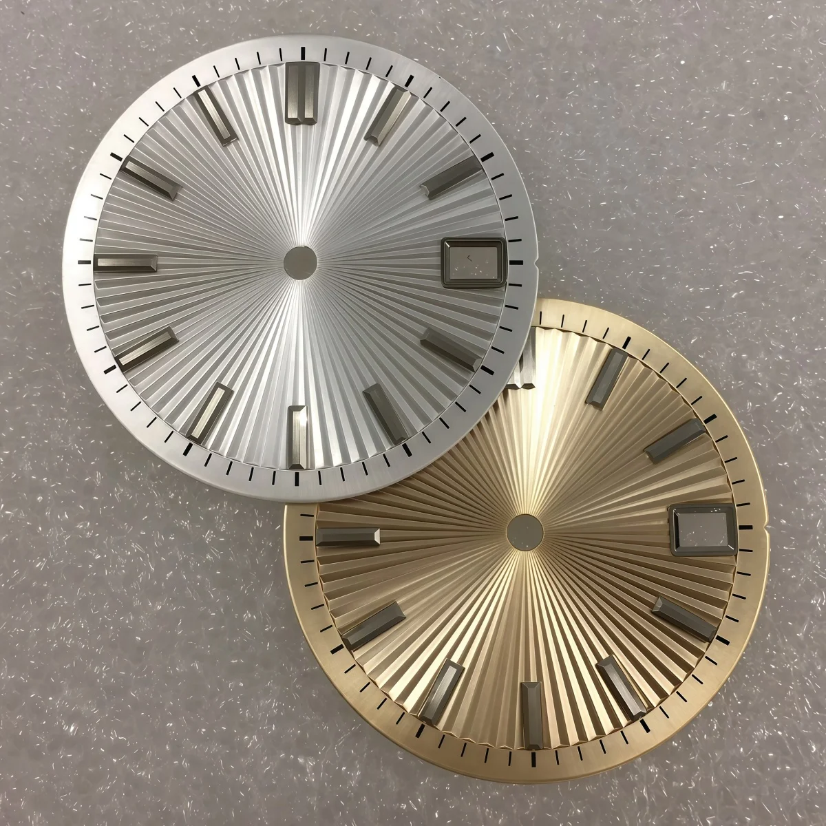 29mm Radial Cocktail Texture Watch Dial, Non-luminous, Multi-color Options, Watch Dial Parts for NH35 & NH36 Movement
