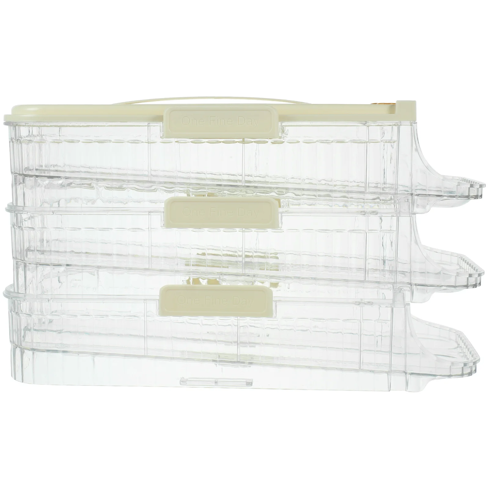 

48pcs 3 Layers Refrigerator Holder Plastic Egg Storage Container Durable Egg Rack Dispenser For Fridge Kitchen Home Use