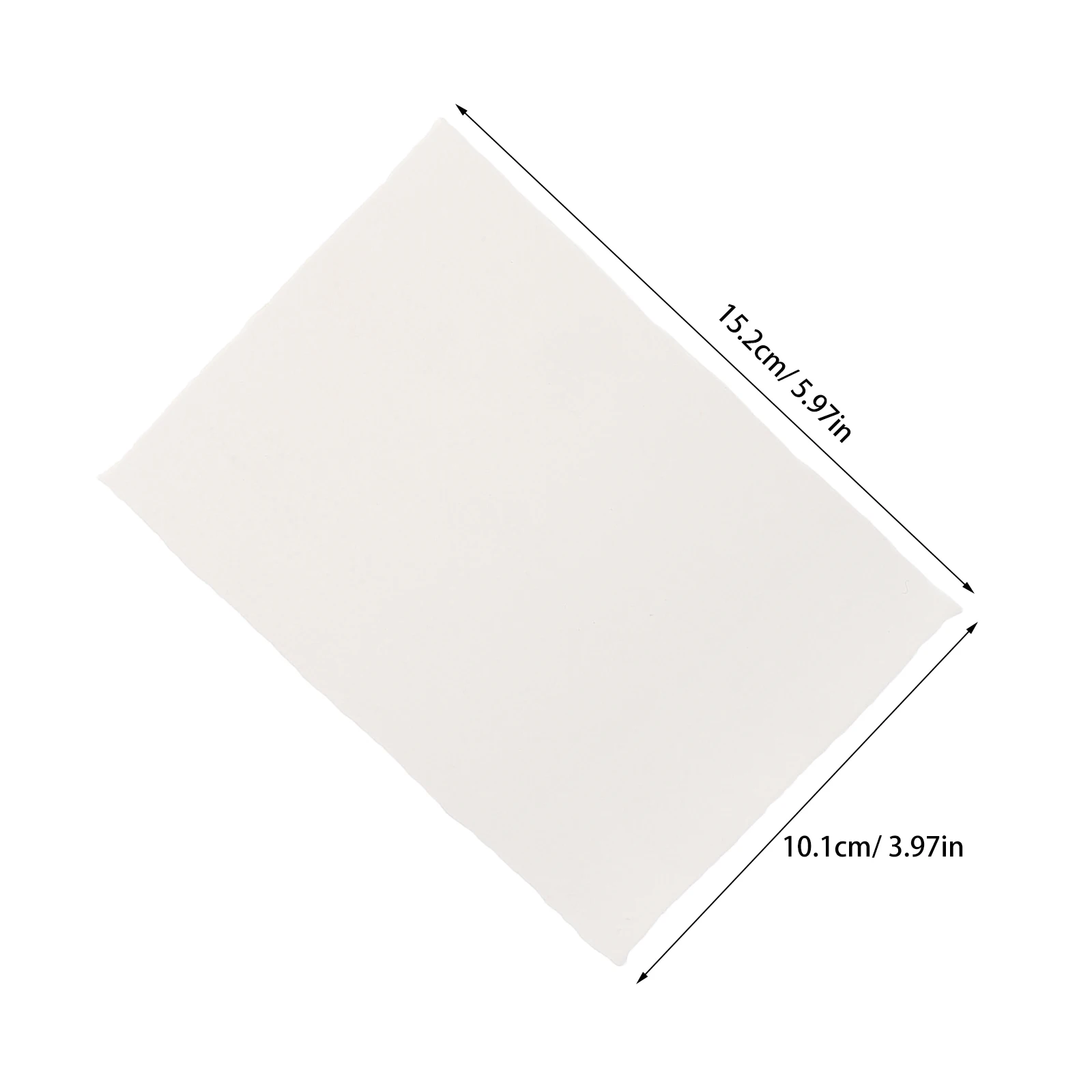 20 hojas de hojas hechas a mano con textura gruesa a base de acuarela con borde decapado para pintar, dibujar, proyectos artesanales, artistas