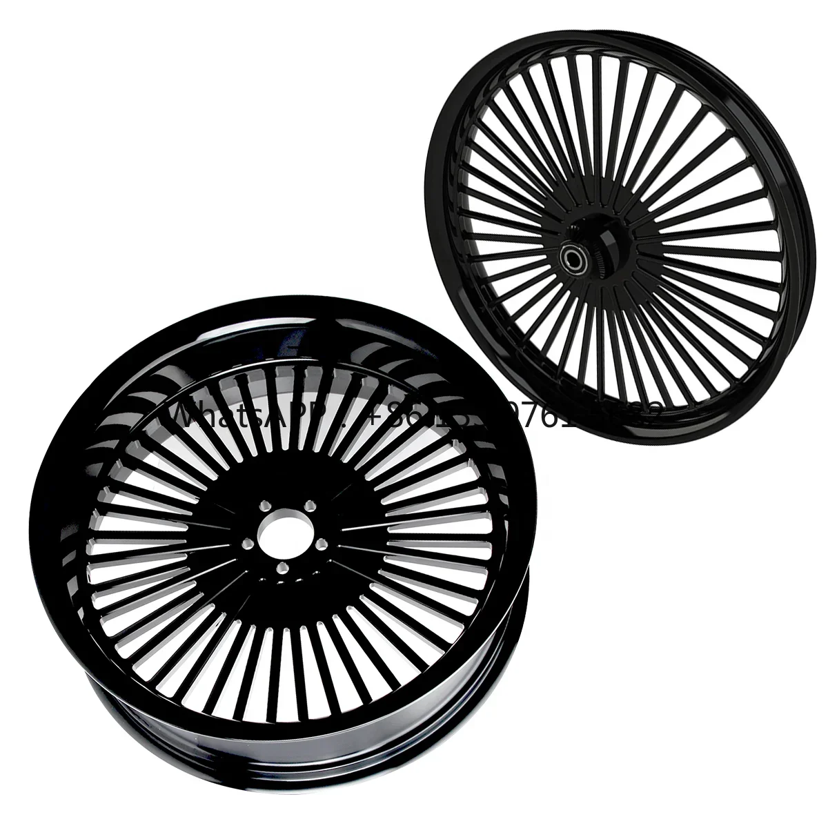 

2025 Hot SaleMotorcycle Rear Wheel Refit Forged Aluminum Hub Rim Rims Fit Tire Width 180-200