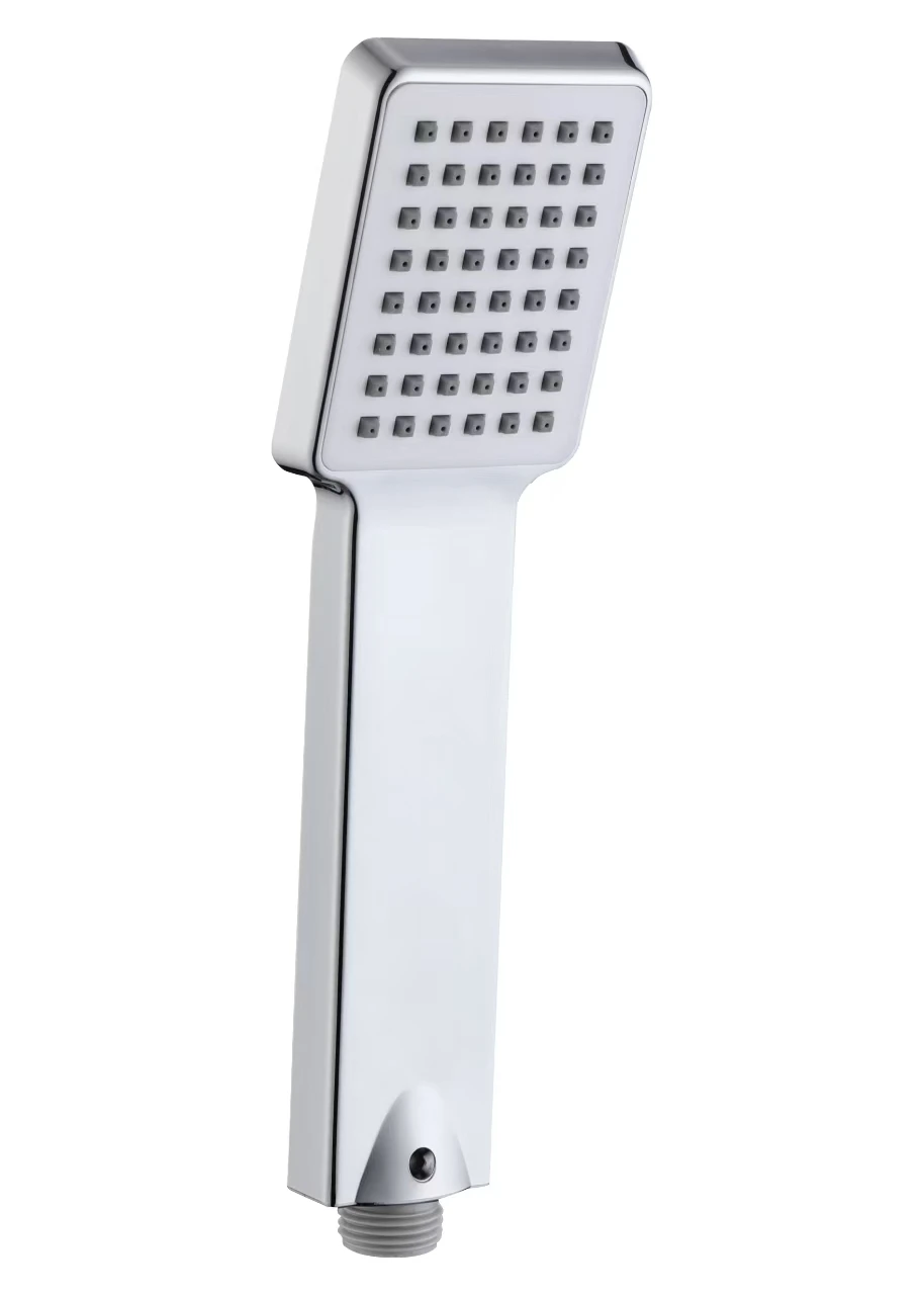 WASOURLF  Hand Hold Shower Head Bathroom Water Saving Pressurized Hand Shower ABS Chrome Air Intake Bath Accessories Hotel Part