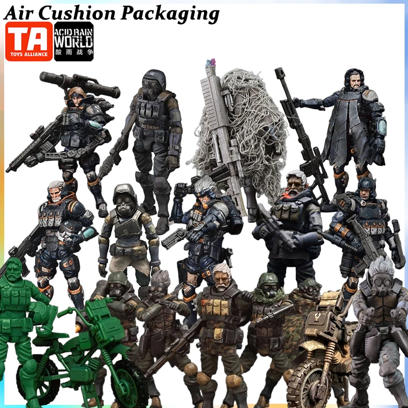 

TOYS ALLIANCE Genuine Acid Rain War Series Bucks Squad Argos Steel Assault Breacher Green Soldier Bob Action Figures Model Toys