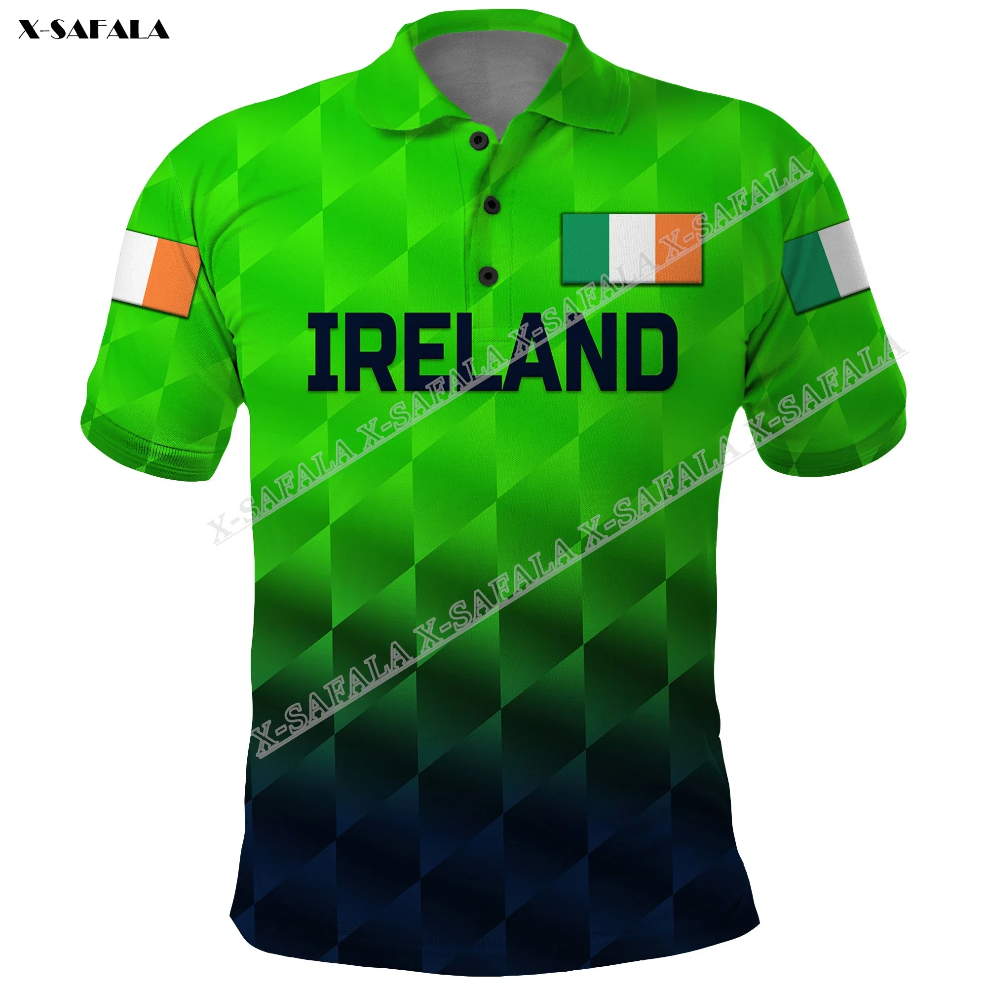 

Samoa Ireland World 2023 Rugby France 3D Printed For Men Adult Polo Shirts Collar Short Sleeve Top Tee Jersey Breathable