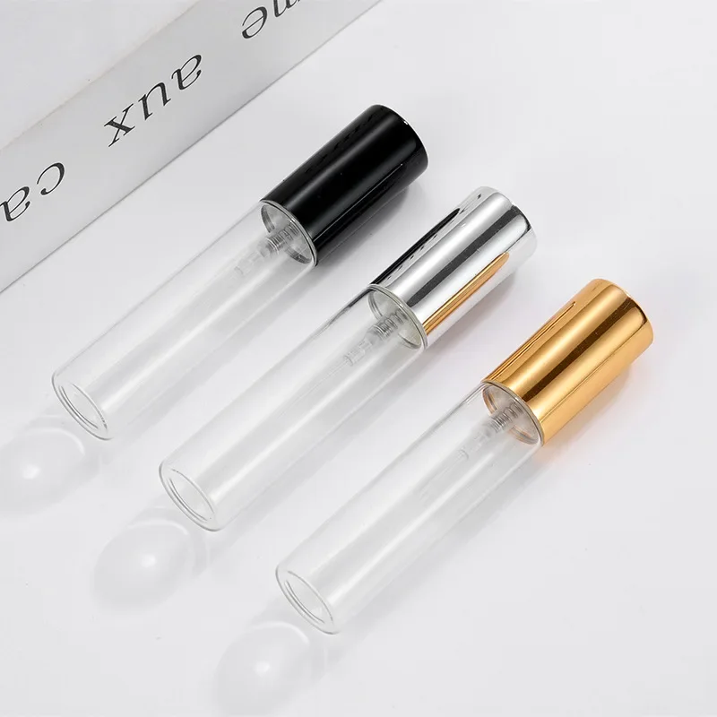 10-5PCS 5ML/10ML/15ML Nachfüllbare Tragbare Glas Parfüm Flasche Leere Kosmetik Flasche probe Reagenzglas Reise Kosmetische Werkzeug Set – Detail 7