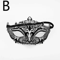 1pcs Sexy Women Masquerade Mask Venetian Party Eye Mask Tie Up Brand New Black Carnival Costume Sexy Party Decoration