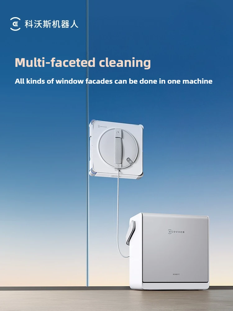 Ecovacs Window Cleaning Robot W2S All-in-one Base Station Version Window Master Is A Fully Automatic Glass Cleanin