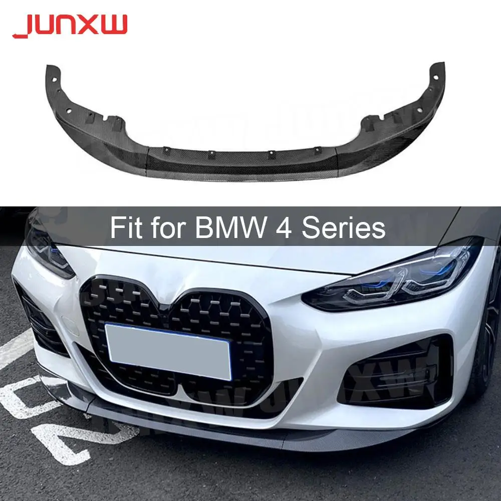 

Carbon Fiber Front Bumper Lip Spoiler Splitters For BMW 4 Series G22 G23 M-Tech 2020+ Front Bumper Lip Guard Cars Accessories