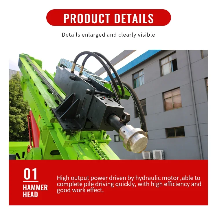 High Quality Post Driver Solar Piling Driver Machine Ground Screw Pile Driver Machine for Sale