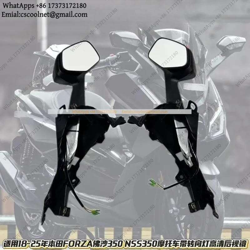 k06 Rearview Mirror Assembly With Turn Signal For NSS350 Forza 350 Motorcycle Accessories