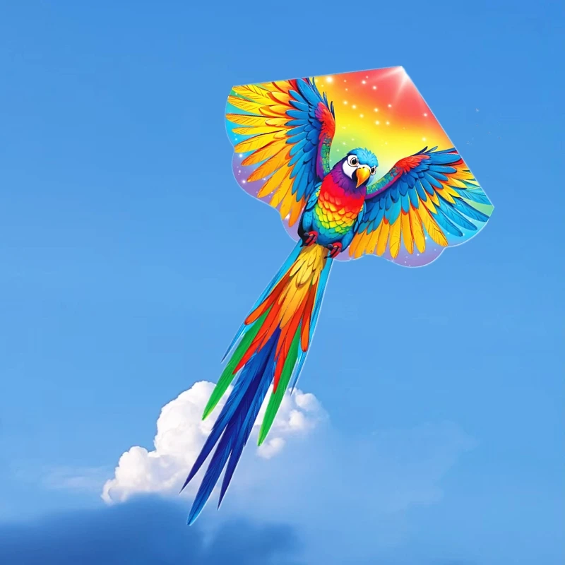 free shipping parrot kite for adults inflatable show kite Outdoor play fun toys ripstop nylon fabric kite flying parrot kite koi