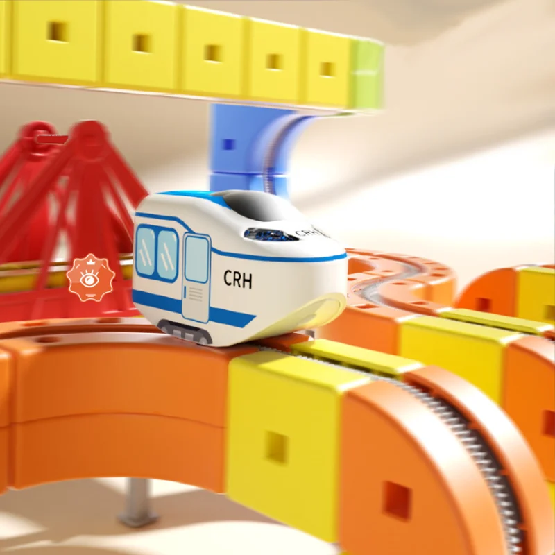 Anti-Gravity Magnetic Attraction Track Train Changeable Magnetic Magic Rail Car Electric Train Toy Magnetic Levitation Track Toy
