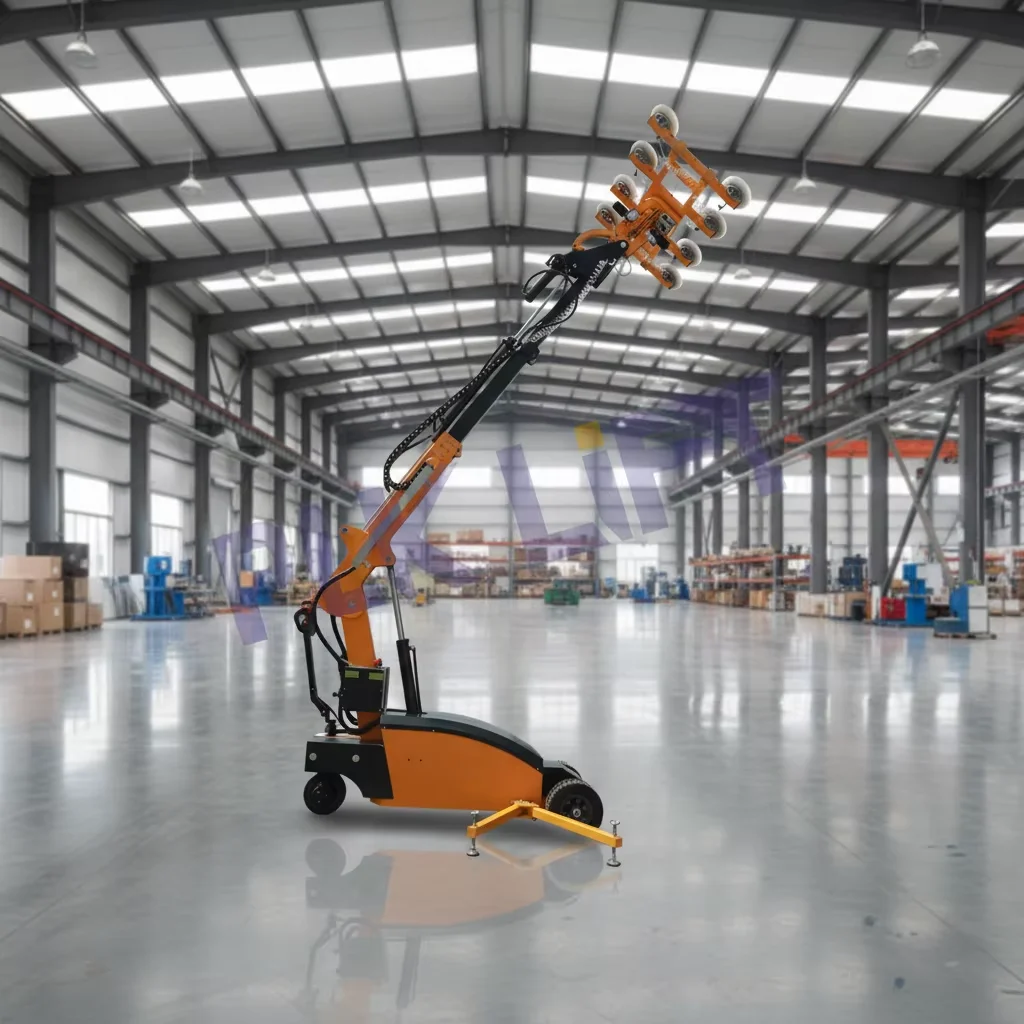 Hot Sale GL LD Glass Vacuum Suction Lifter Electric Mobile Trolley Efficient Glass Loading Unloading Elevador Vidrio