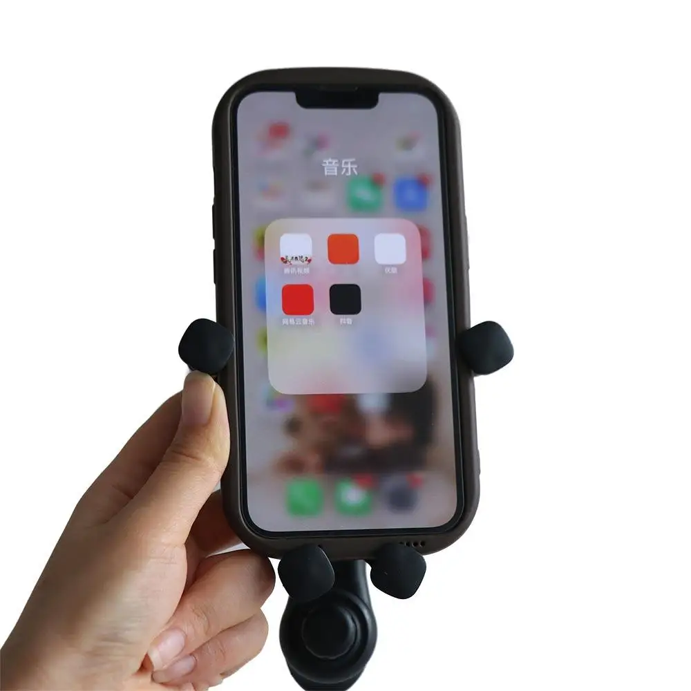 

360 ° Вращающийся гравитационный автомобильный держатель для телефона, телескопическая подставка для мобильного телефона, удлинительный крючок, креативный автомобильный кронштейн для телефона