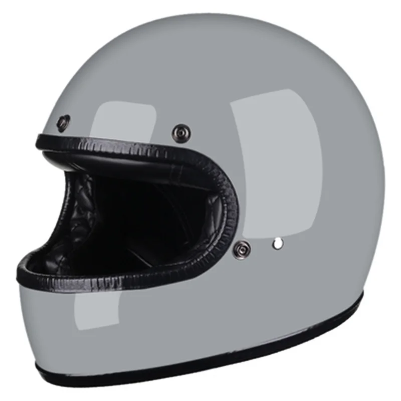 Casque intégral de course de moto, noir, violet fin, puzzles de points, casque de motocross, 256