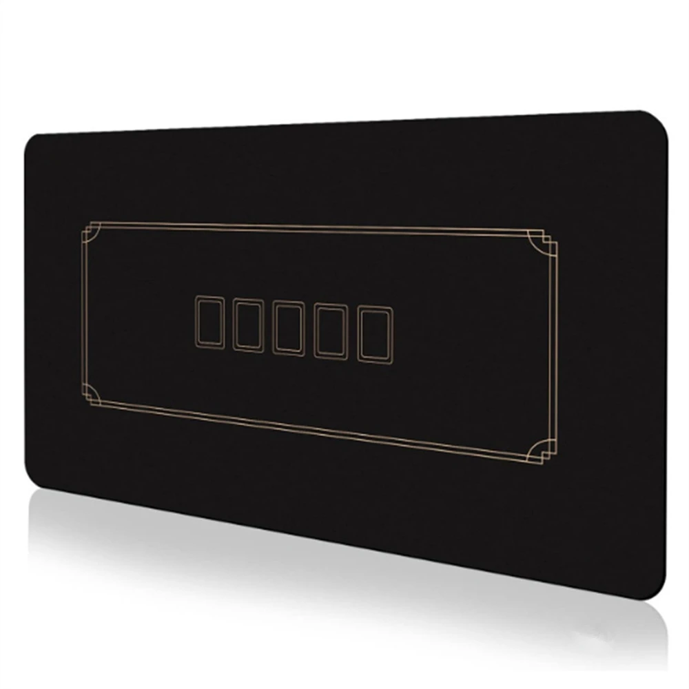 

Rubber Anti-slip Larger-sized Texas Hold'em Poker Mat Thickened Casino Poker Mahjong Game Table Mat for Entertainment Accessory